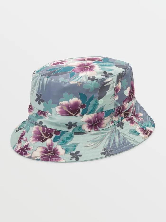 Womens Hats and Beanies Volcom Brohama Bucket Hat 8211 Glacier Blue