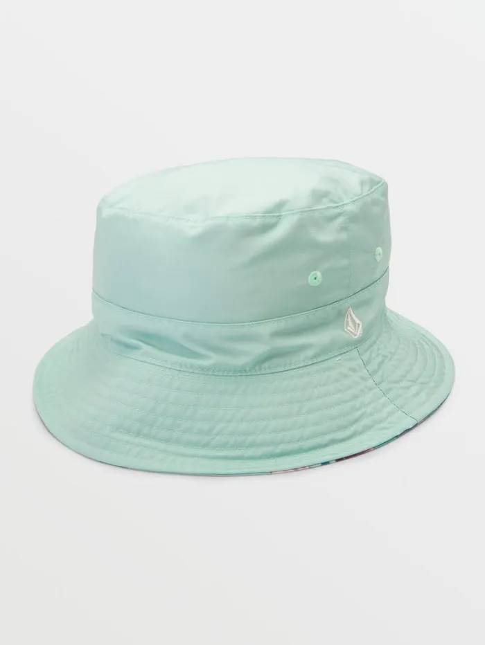 Womens Hats and Beanies Volcom Brohama Bucket Hat 8211 Glacier Blue