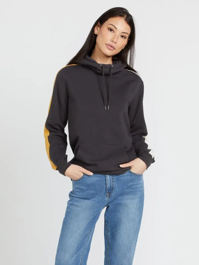 Womens Hoodies and Sweatshirts Volcom Walk It Out 2 Hoodie 8211 Vintage Black