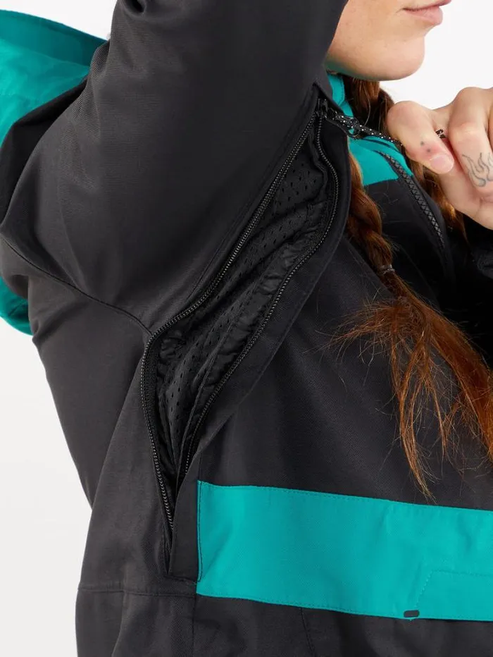 Womens Jackets Volcom Ashfield Pullover 8211 Black