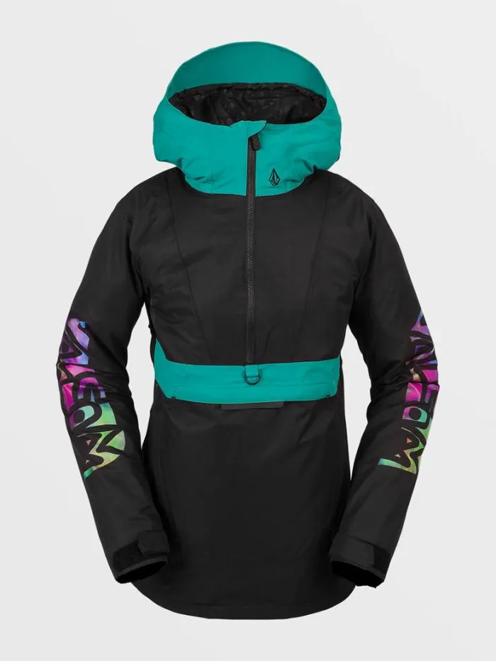 Womens Jackets Volcom Ashfield Pullover 8211 Black