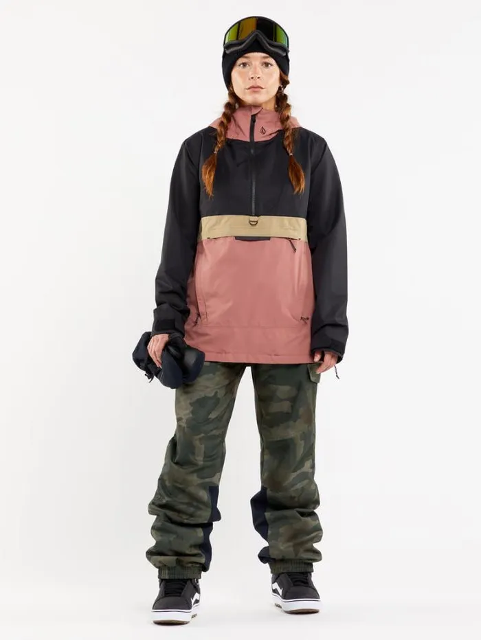 Womens Jackets Volcom Ashfield Pullover 8211 Earth Pink