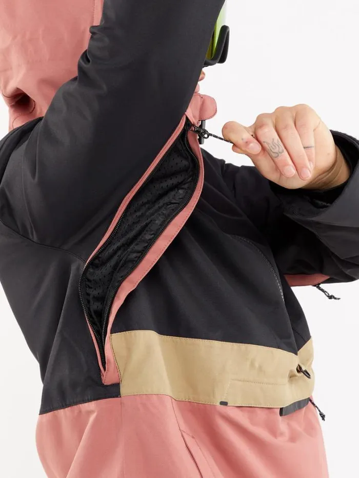 Womens Jackets Volcom Ashfield Pullover 8211 Earth Pink