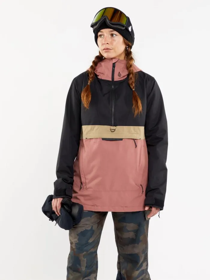 Womens Jackets Volcom Ashfield Pullover 8211 Earth Pink