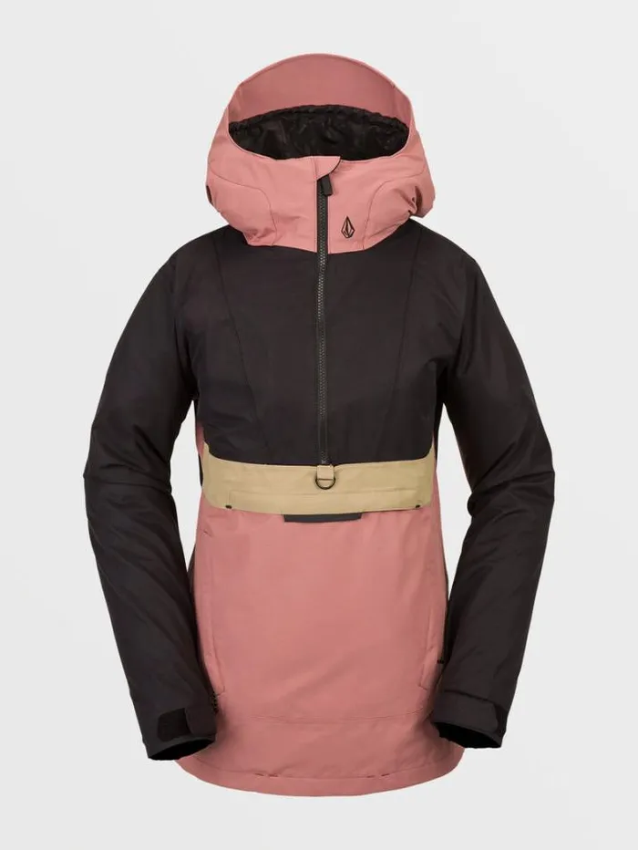 Womens Jackets Volcom Ashfield Pullover 8211 Earth Pink