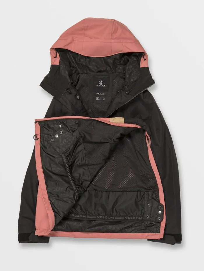 Womens Jackets Volcom Ashfield Pullover 8211 Earth Pink