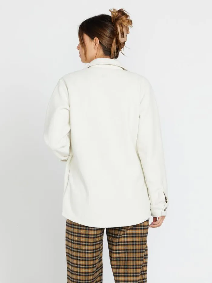 Womens Jackets Volcom Dede Shacket 8211 Cloud