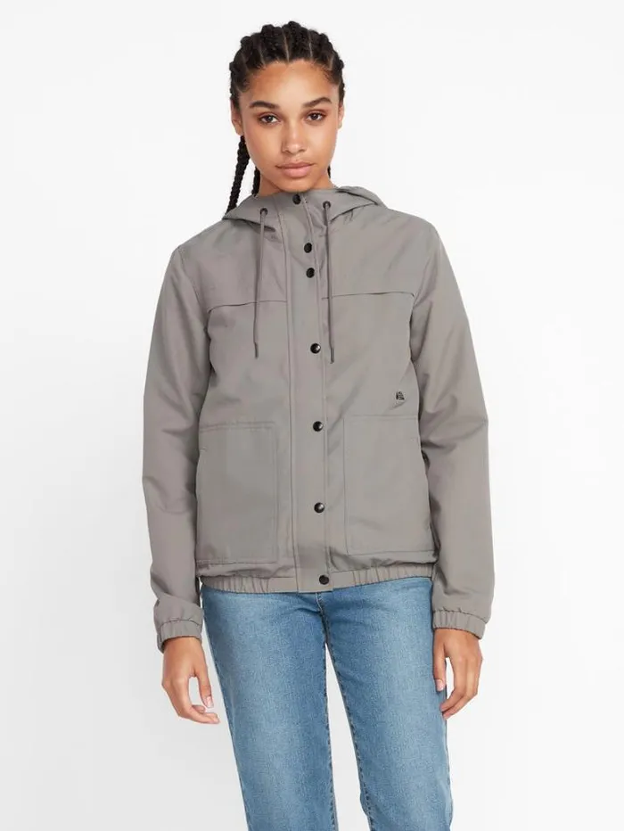 Womens Jackets Volcom Enemy Stone Jacket 8211 Gunmetal