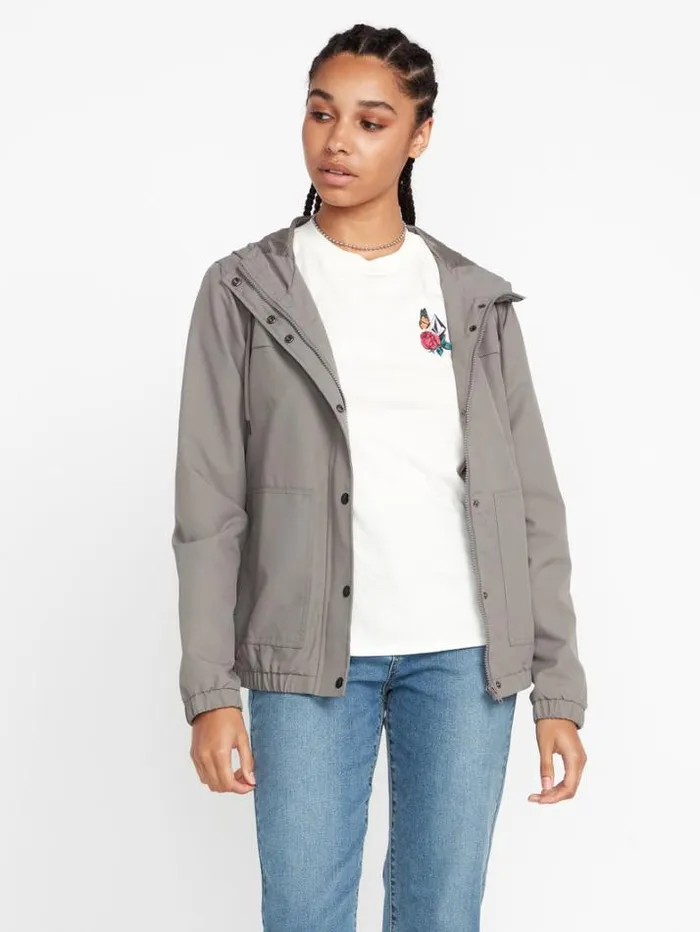 Womens Jackets Volcom Enemy Stone Jacket 8211 Gunmetal