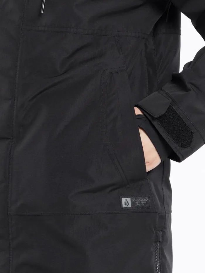 Womens Jackets Volcom Paxson 2L Tds Infrared Parka 8211 Black