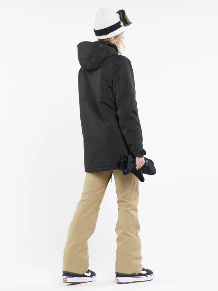 Womens Jackets Volcom Paxson 2L Tds Infrared Parka 8211 Black