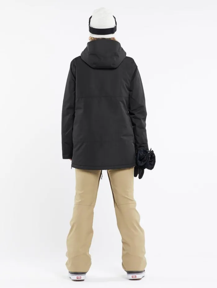 Womens Jackets Volcom Paxson 2L Tds Infrared Parka 8211 Black