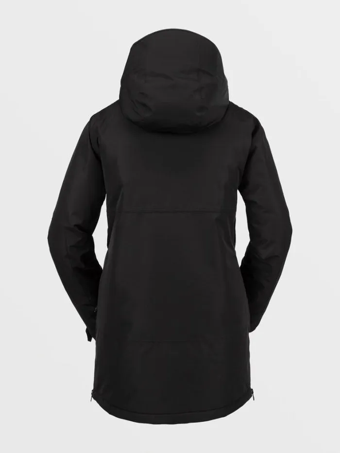 Womens Jackets Volcom Paxson 2L Tds Infrared Parka 8211 Black