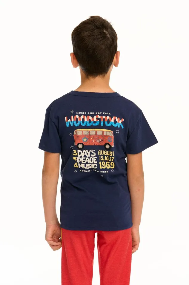 WomensKids Music Chaser Brand Woodstock 8211 Americana Tee