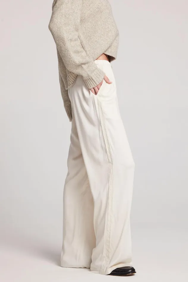 Womens Loungewear Chaser Brand Leee Starry White Trousers