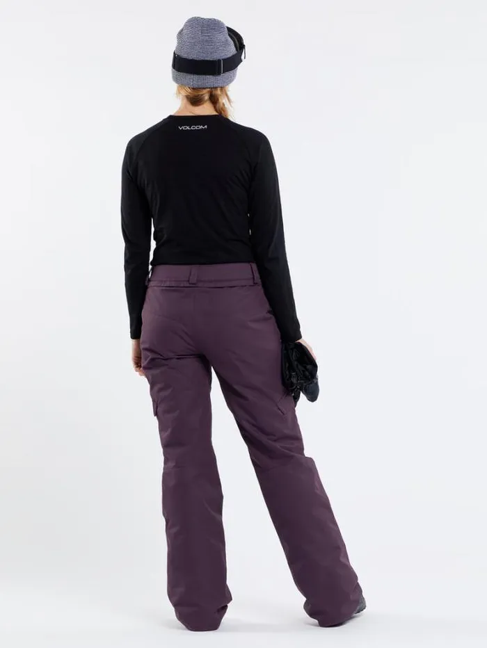 Womens Pants Volcom Bridger Insulated Pants 8211 Blackberry