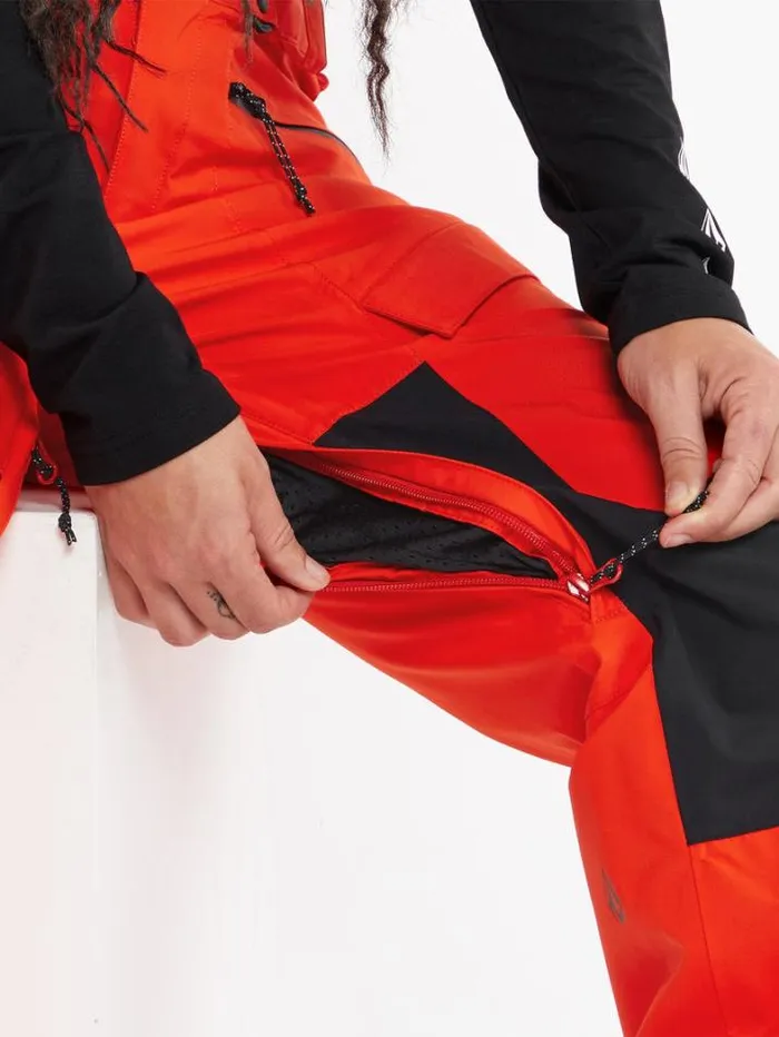 Womens Pants Volcom VCo At Stretch GoreTex Pants 8211 Orange Shock