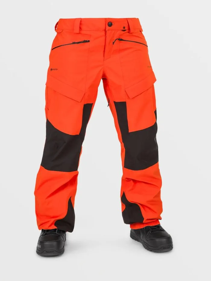 Womens Pants Volcom VCo At Stretch GoreTex Pants 8211 Orange Shock