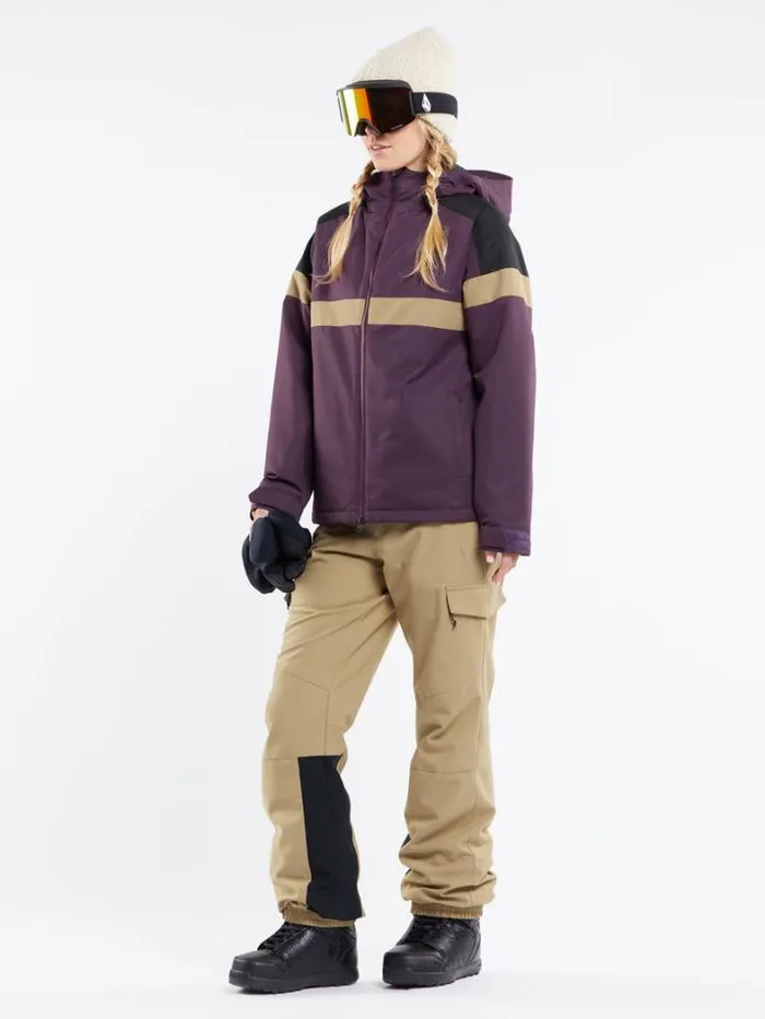 Womens Pants Volcom Wildling Pants 8211 Dark Khaki