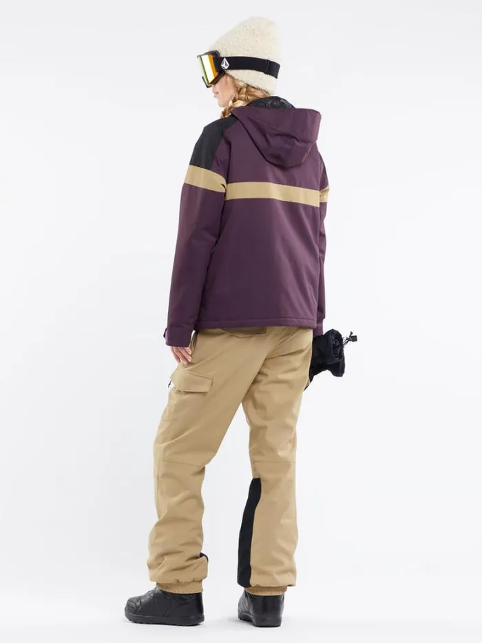 Womens Pants Volcom Wildling Pants 8211 Dark Khaki