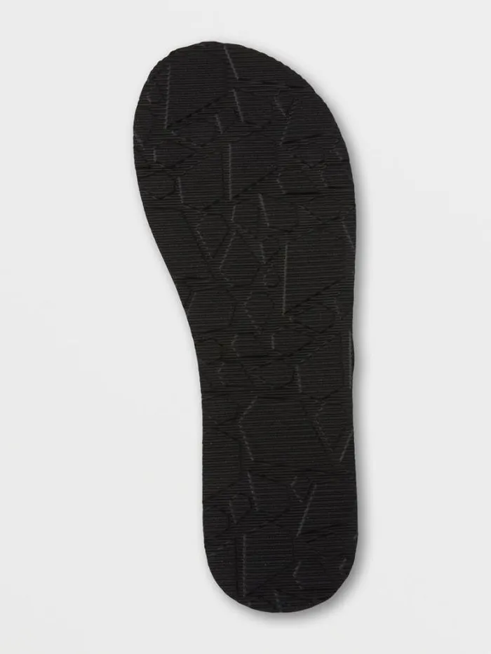 Womens Sandals Volcom Color Me Spring Sandals 8211 Black White