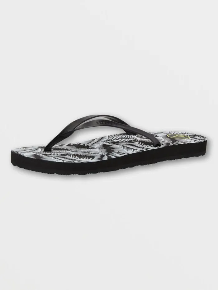 Womens Sandals Volcom Color Me Spring Sandals 8211 Black White