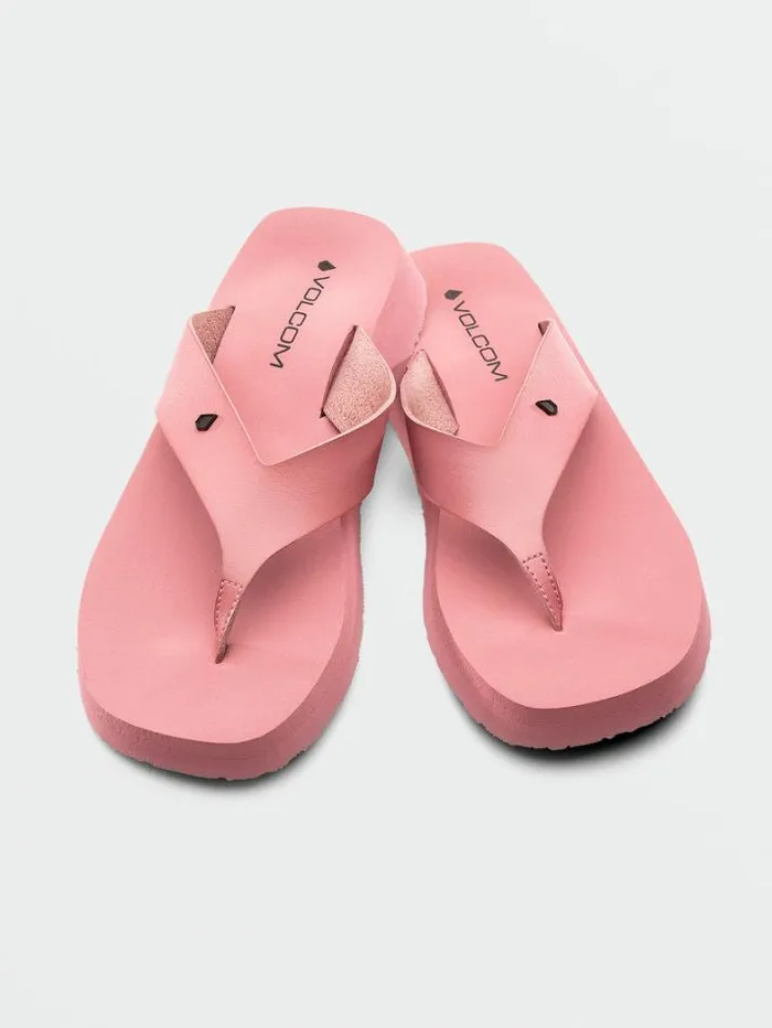 Womens Sandals Volcom Not Ur Moms Platform Sandals 8211 Desert Pink