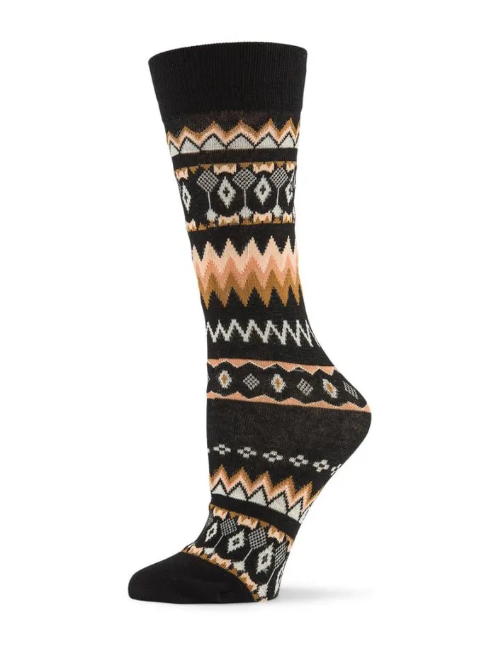 Womens Socks Volcom Not Fairisle Socks 8211 Vintage Black