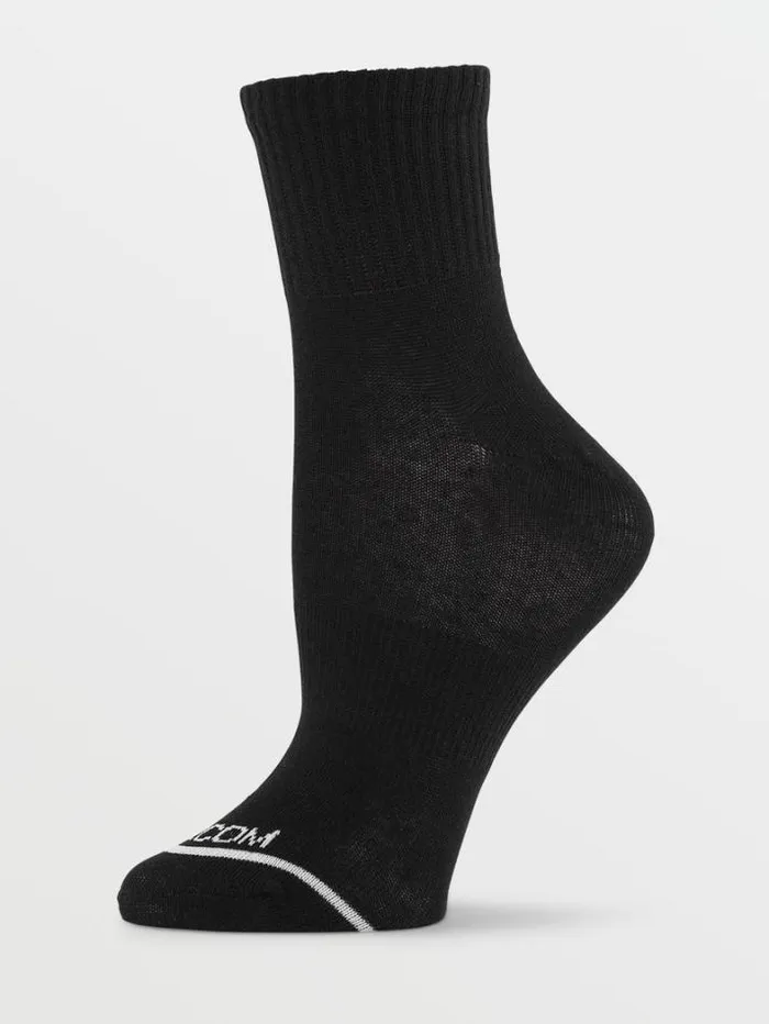 Womens Socks Volcom The New Crew 3 Pack Socks 8211 Assorted Colors
