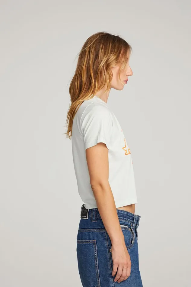 Womens Tops Chaser Brand ACDC High Voltage Tee