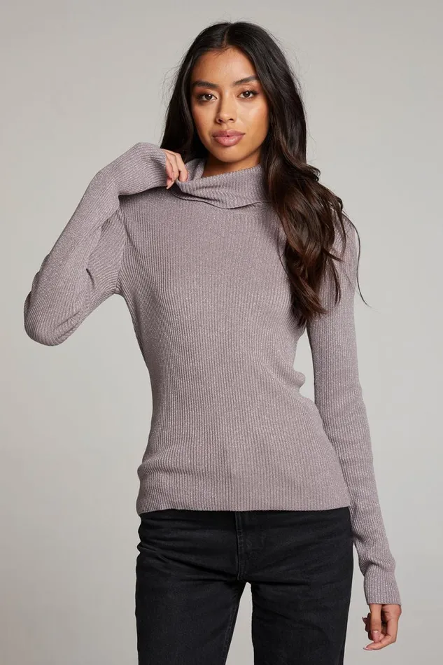 Womens Tops Chaser Brand Bloom Foggy City Sweater