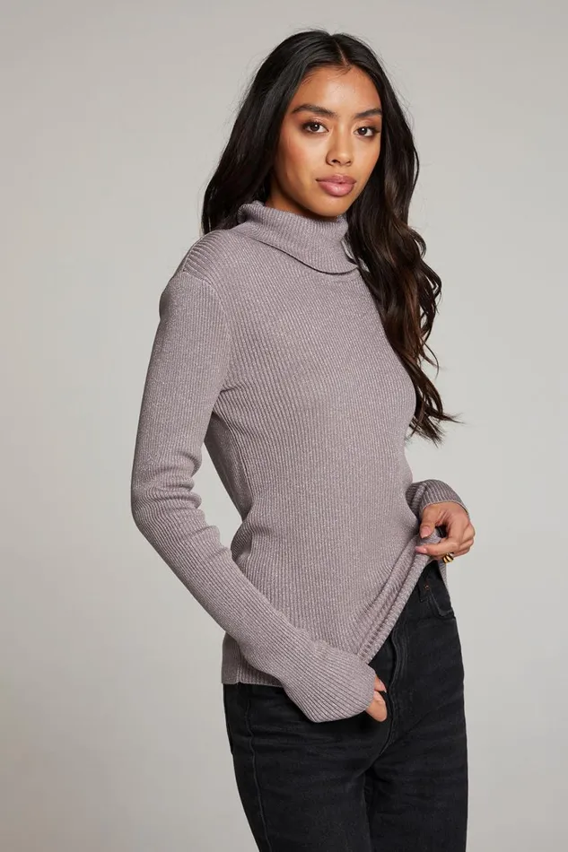 Womens Tops Chaser Brand Bloom Foggy City Sweater