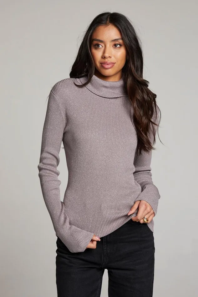 Womens Tops Chaser Brand Bloom Foggy City Sweater