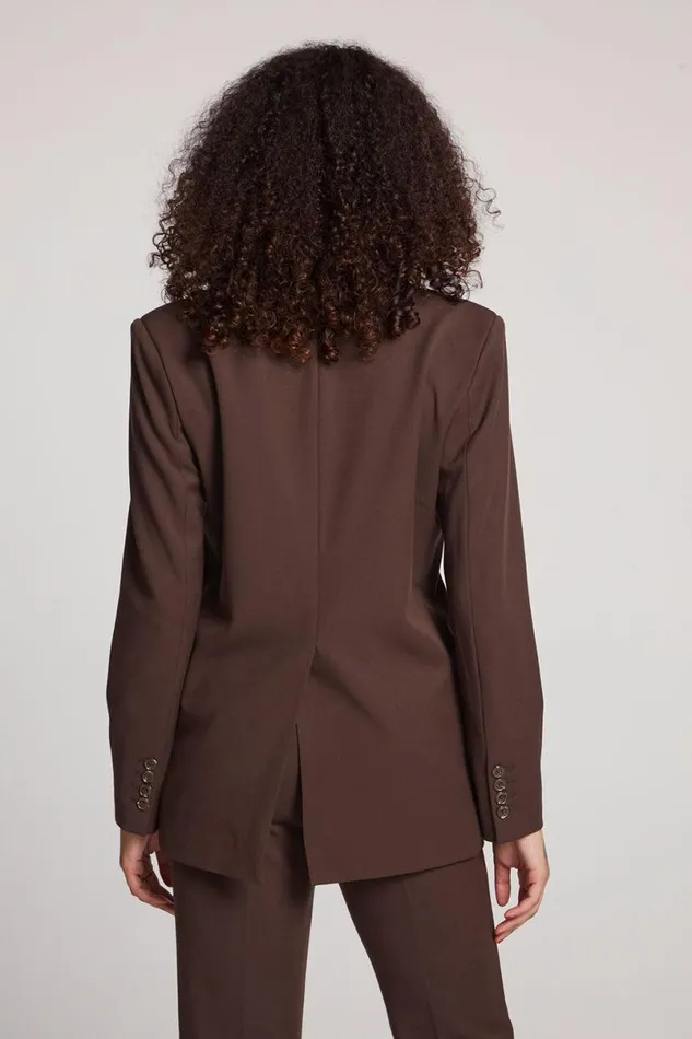 Womens Tops Chaser Brand Chalette Coco Brown Jacket