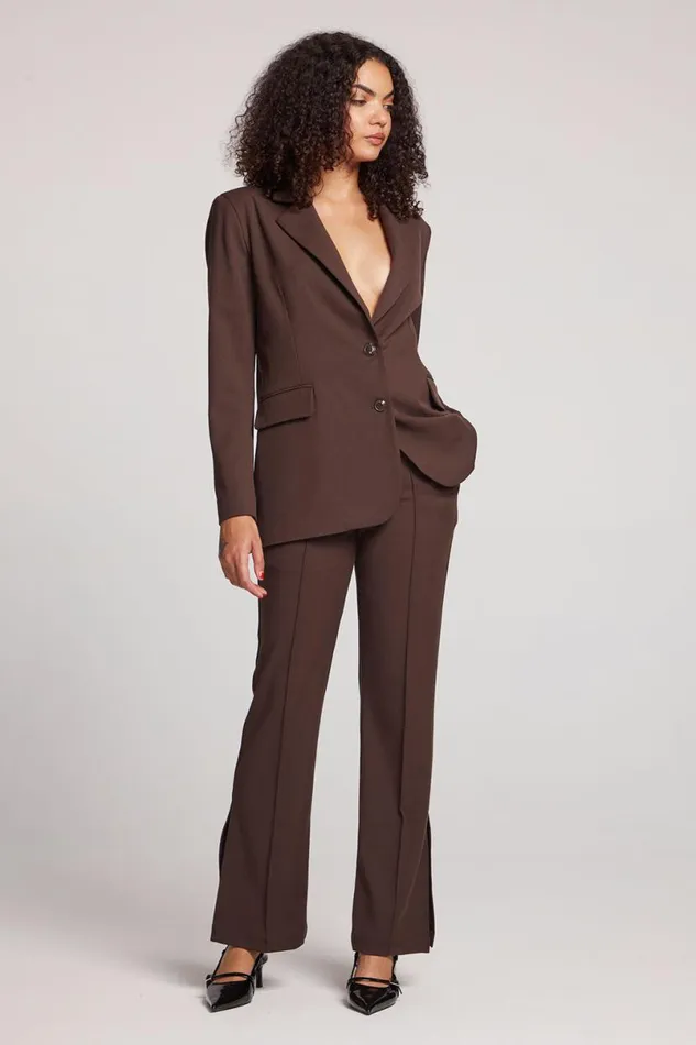 Womens Tops Chaser Brand Chalette Coco Brown Jacket