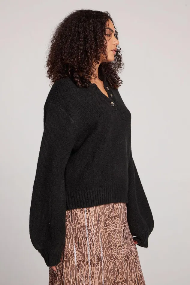 Womens Tops Chaser Brand Church Licorice Long Sleeve