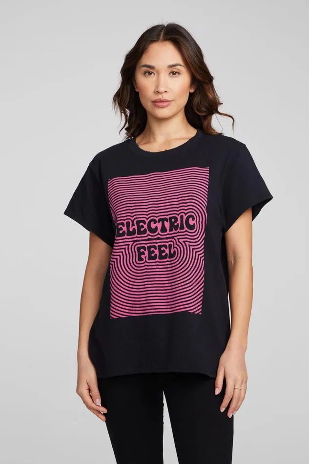 Womens Tops Chaser Brand Electric Feel Tee