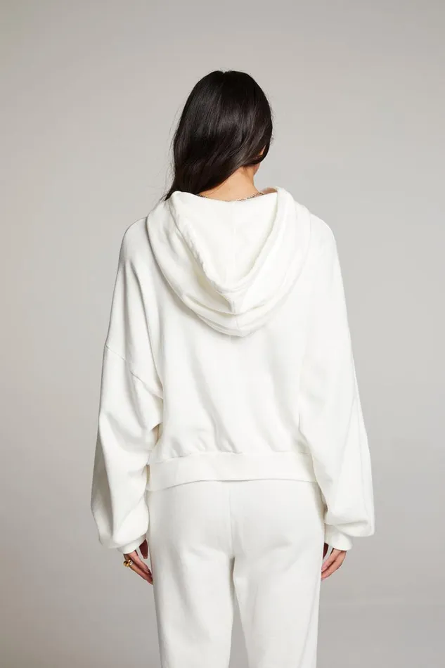 Womens Tops Chaser Brand Hamptons Surf Club Pullover Hoodie