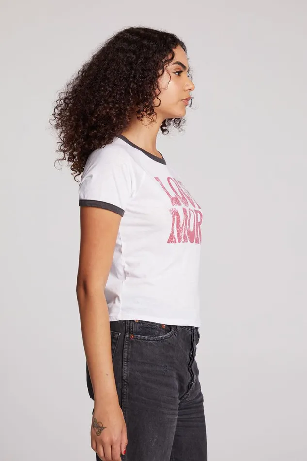 Womens Tops Chaser Brand Love More Tee