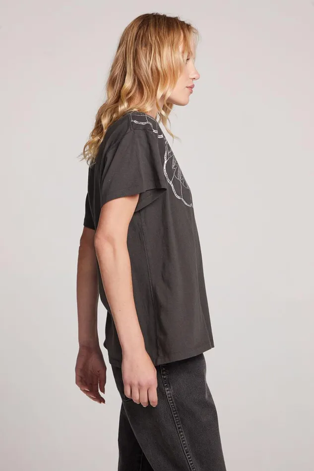 Womens Tops Chaser Brand Mystical Butterfly Tee