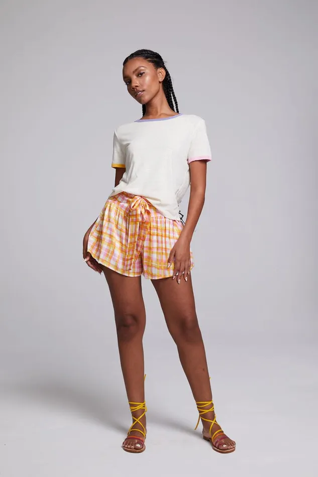 Womens Tops Chaser Brand Praiano Vanilla Tee