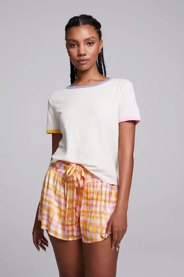 Womens Tops Chaser Brand Praiano Vanilla Tee