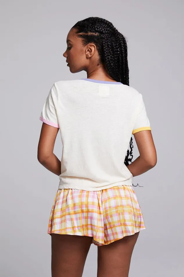 Womens Tops Chaser Brand Praiano Vanilla Tee