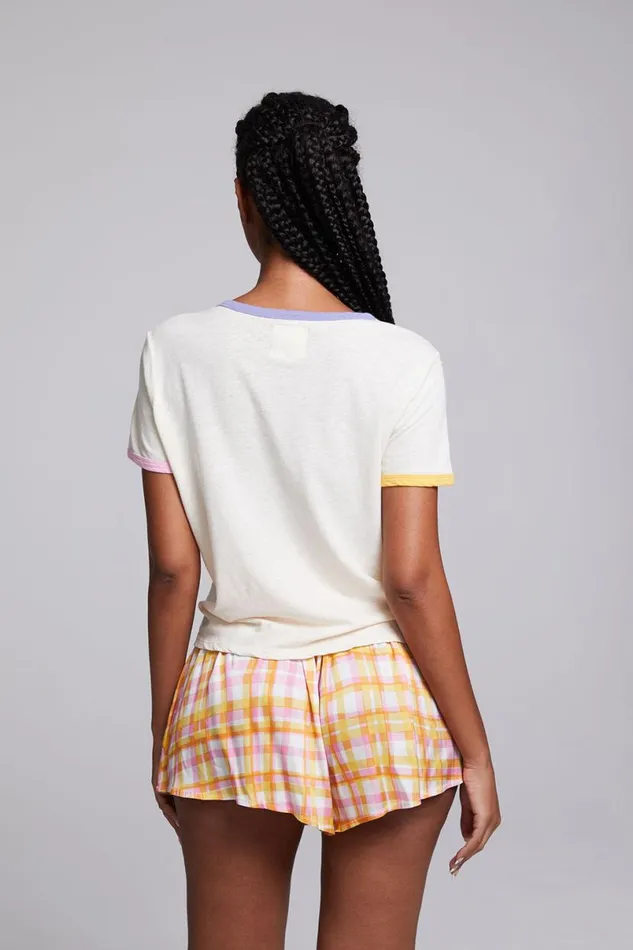 Womens Tops Chaser Brand Praiano Vanilla Tee