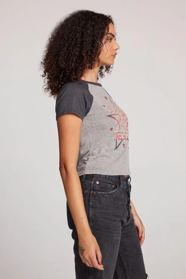 Womens Tops Chaser Brand Willie Nelson Cowboy Star