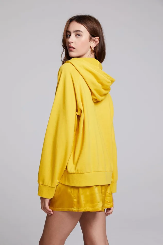 Womens Tops Chaser Brand Yaro Mimosa Zip Up Sweatshirt