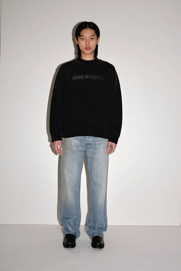 Wonhundred Sweatshirts Men Jalen 8211 Washed Black