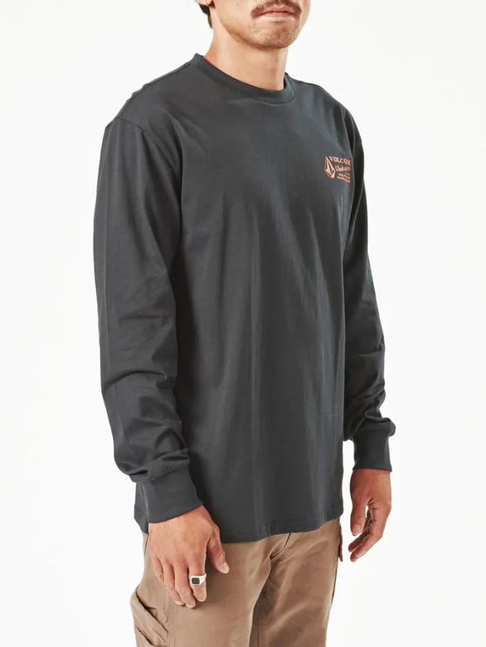 Workwear Shirts and Flannels Volcom Workwear Long Sleeve Tee 8211 Black