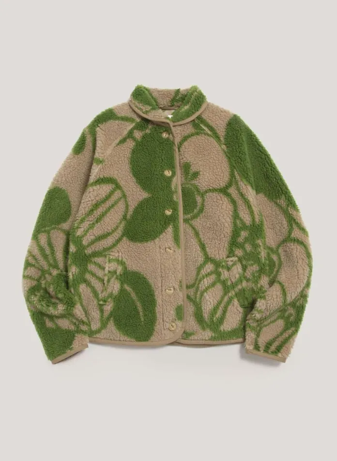 YMC Beach Jacket Green Multi Womens Outerwear