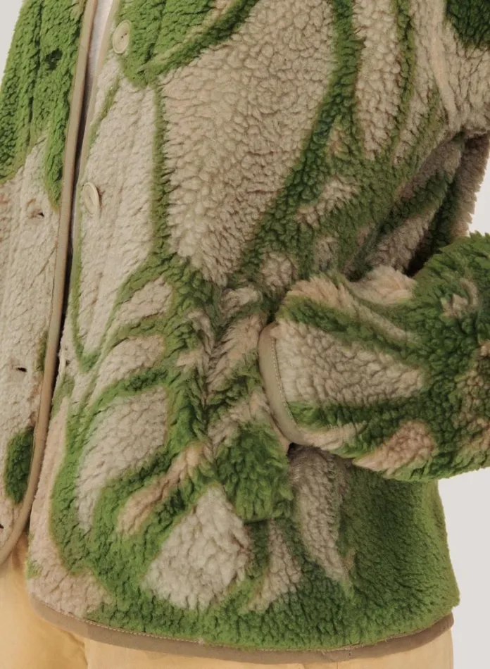 YMC Beach Jacket Green Multi Womens Outerwear